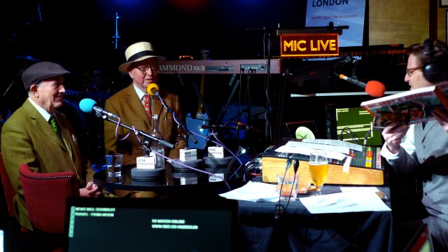 Robert with Gilbert and George